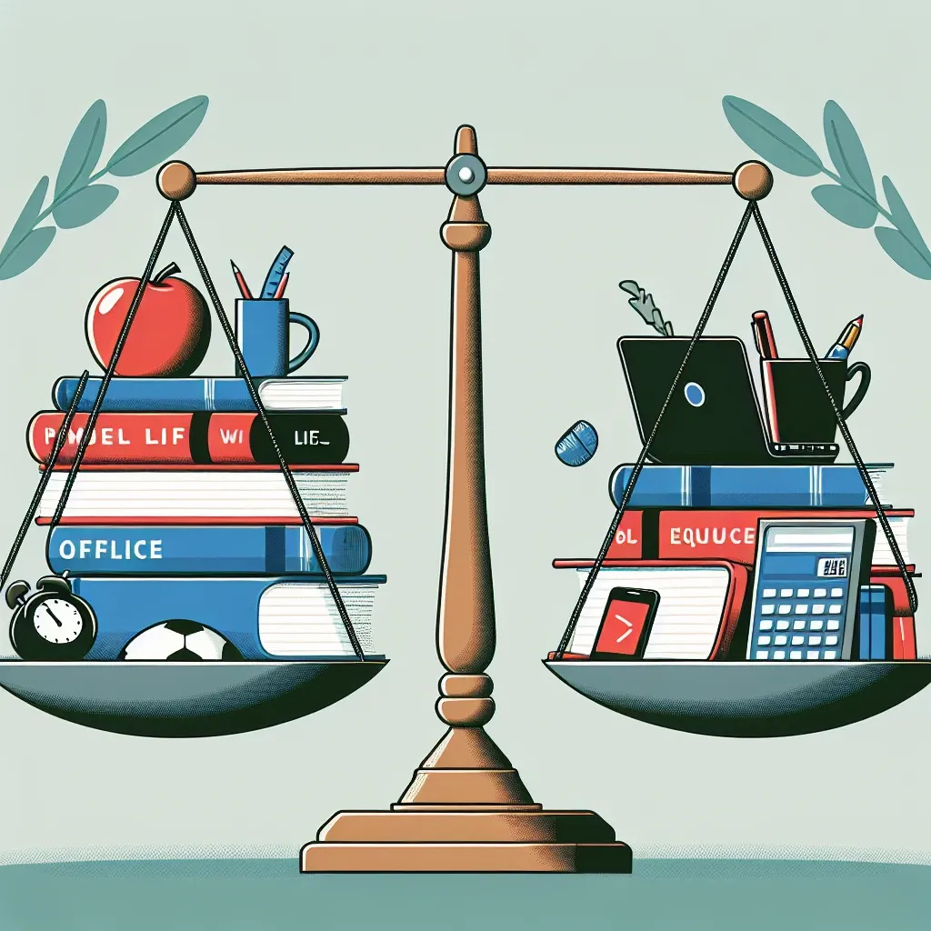 Equilibrando estudos, trabalho e vida pessoal