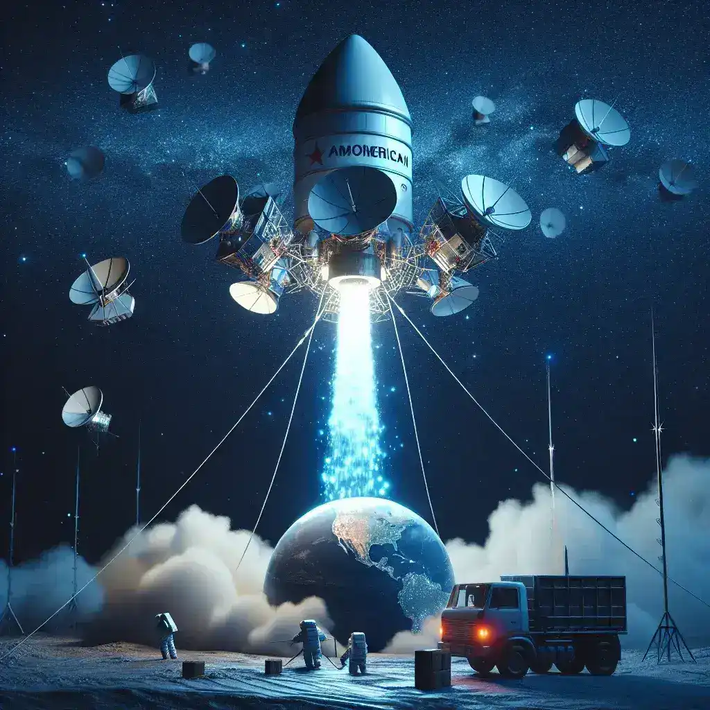 "Satellite network launch by Startup Americana for polar internet connectivity"