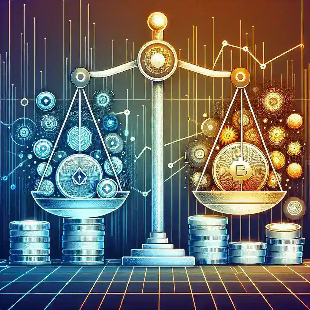 "Gráfico mostrando o crescimento do mercado de criptomoedas após a implementação de regulamentações de stablecoins, destacando a tendência de valorização e novas oportunidades de investimento."